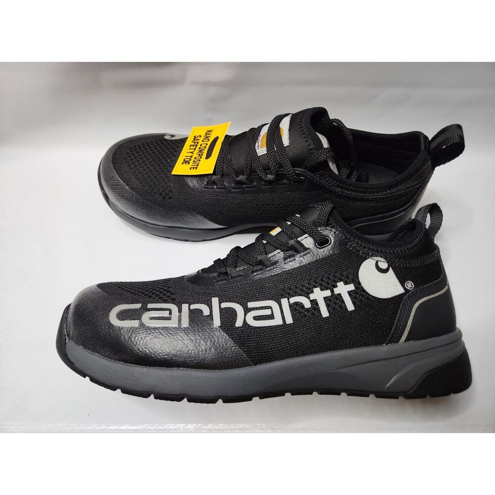 Carhartt Force Nano Composite Toe Work Shoe Menβs 9 Wide Black